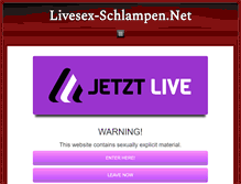 Tablet Screenshot of livesex-schlampen.net